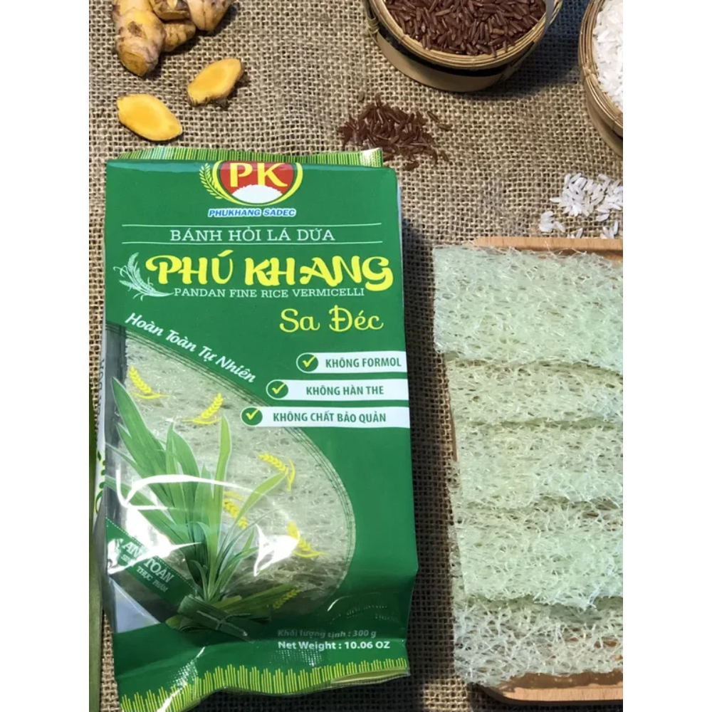 Bánh hỏi lá dứa